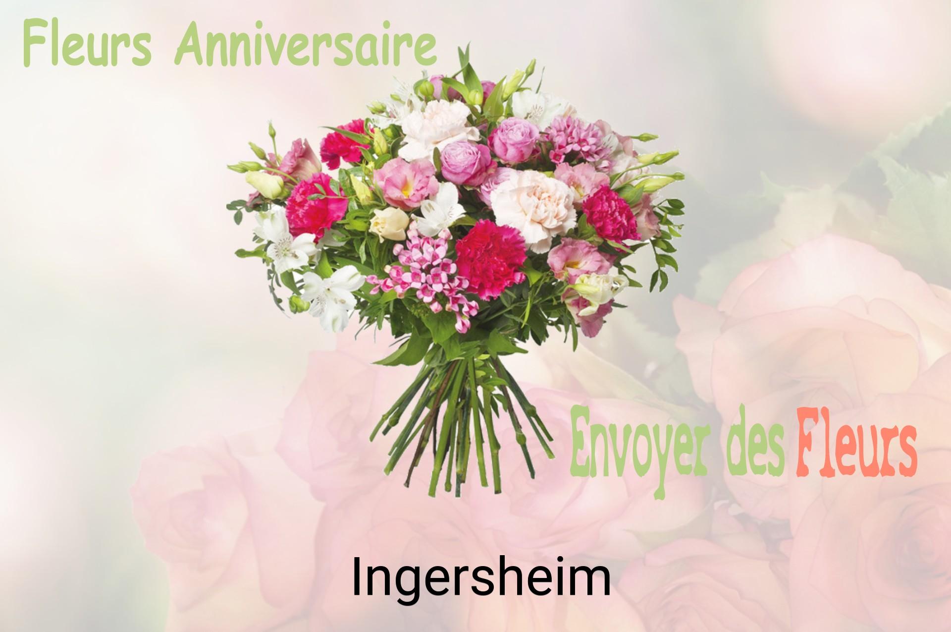 Bouquet de fleurs d’anniversaire livré à Ingersheim