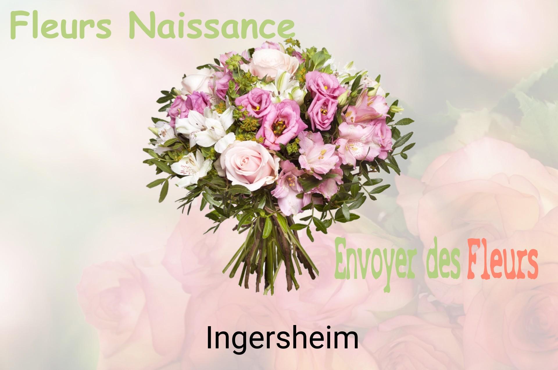 Bouquet de fleurs de naissance livré à Ingersheim